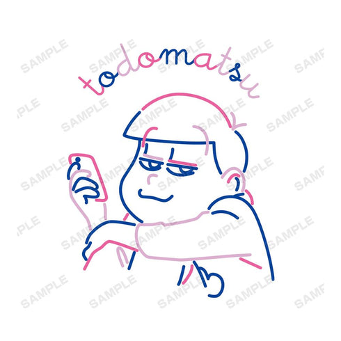 『おそ松さん』トド松 ラインアート Tシャツメンズ【202509再販】